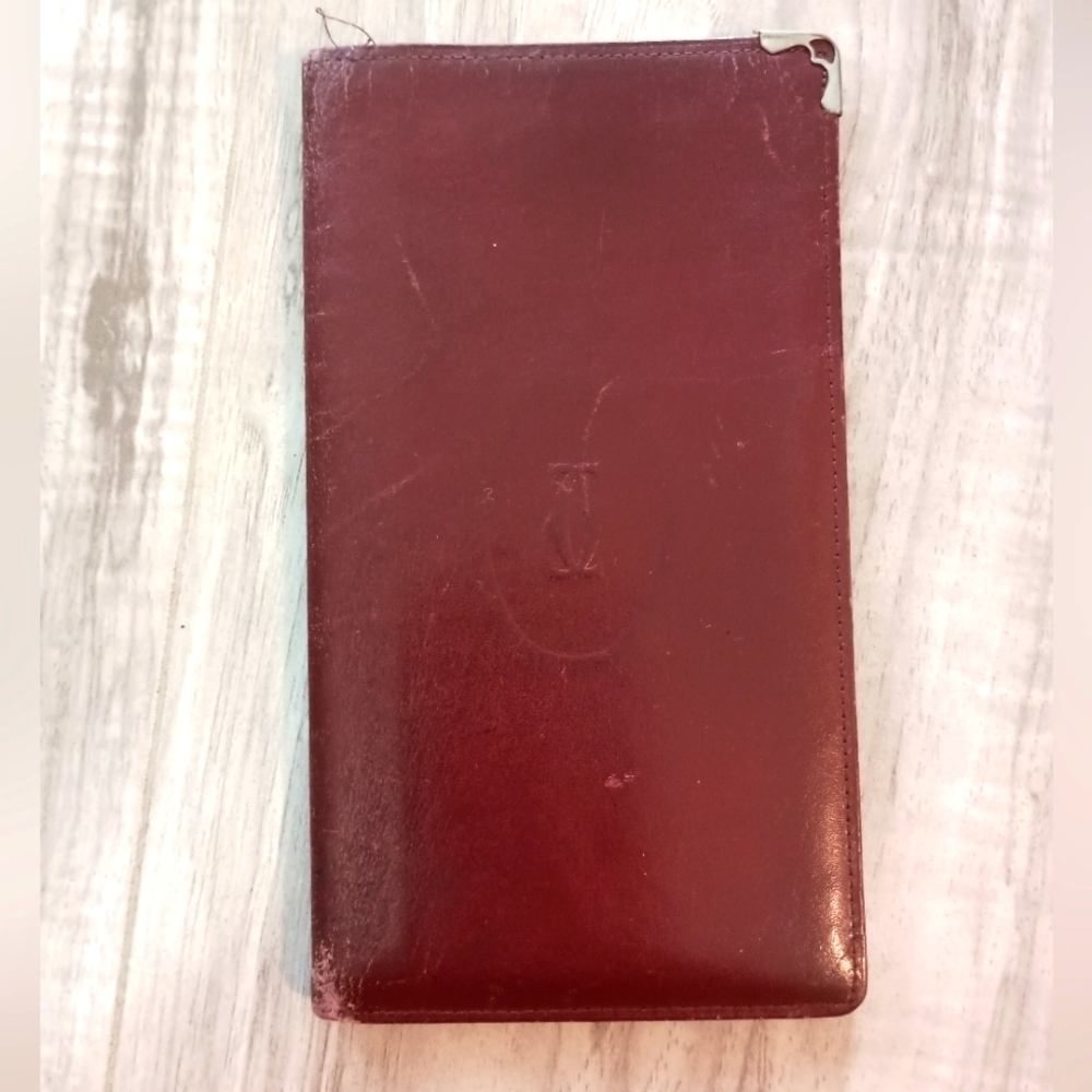 Cartier Mast Line Bordeaux Long Wallet